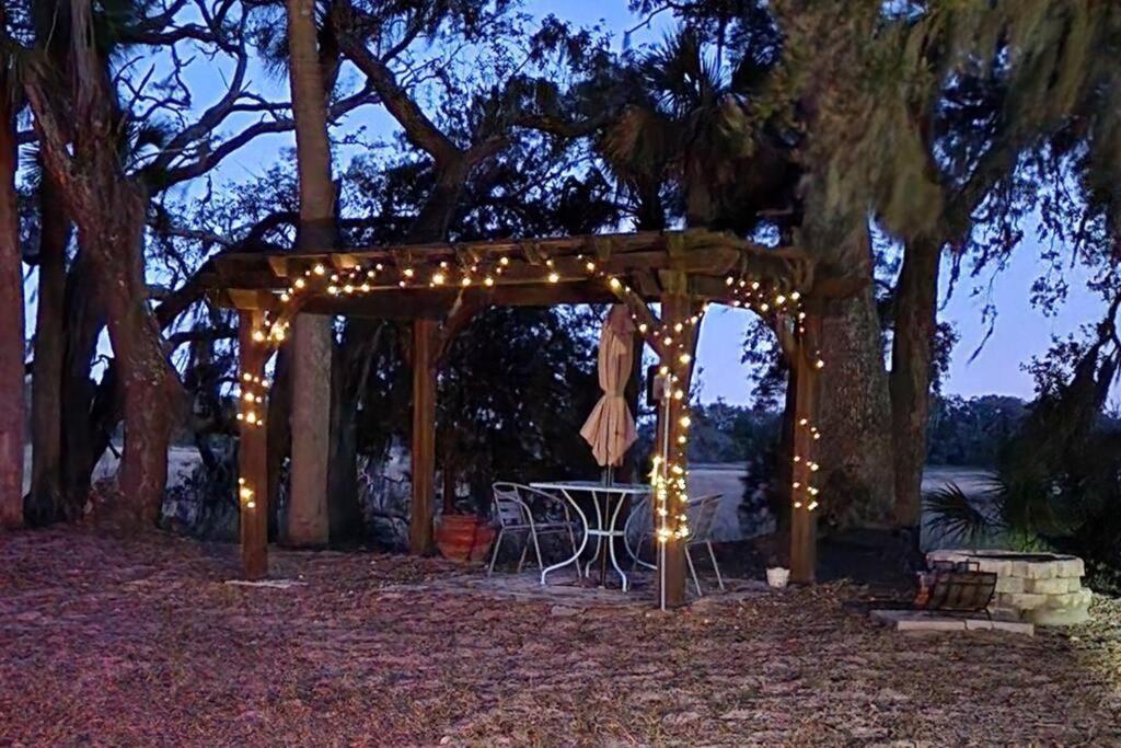 Secluded Tiny House By The Marsh With Hunting Island Beach Pass Frogmore Exterior foto